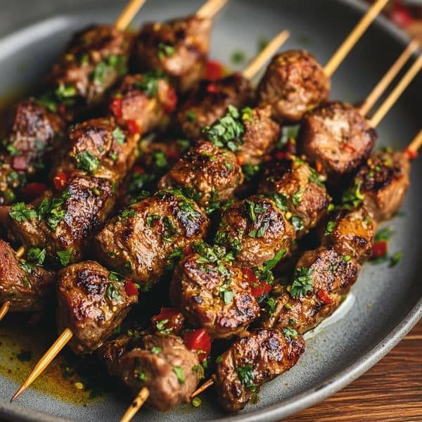 BBQ Beef Brochette