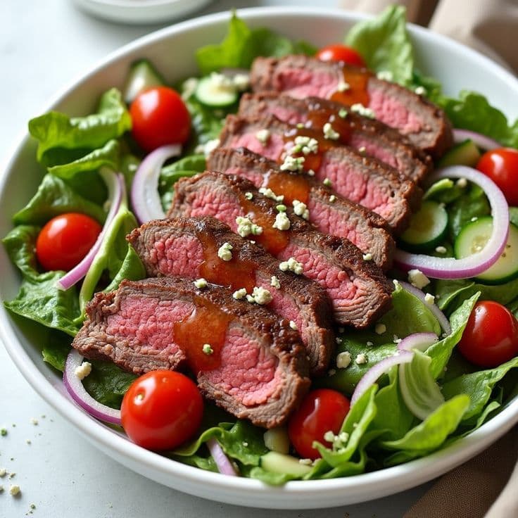 Avocado, Butternut & Steak Salad